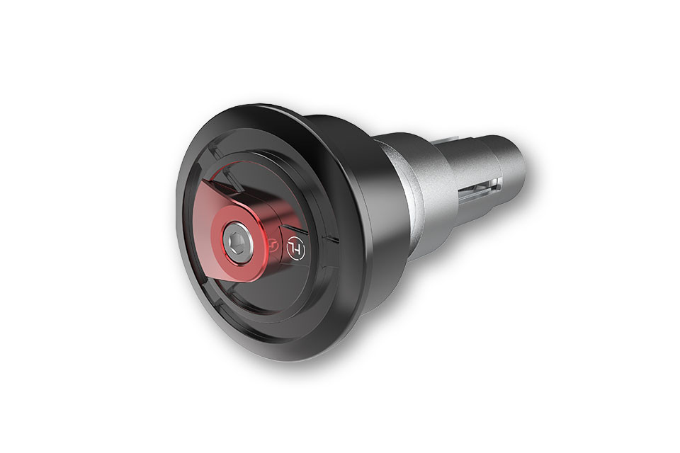Embouts de guidon HIGHSIDER ENTERPRISE-EP1, rouge