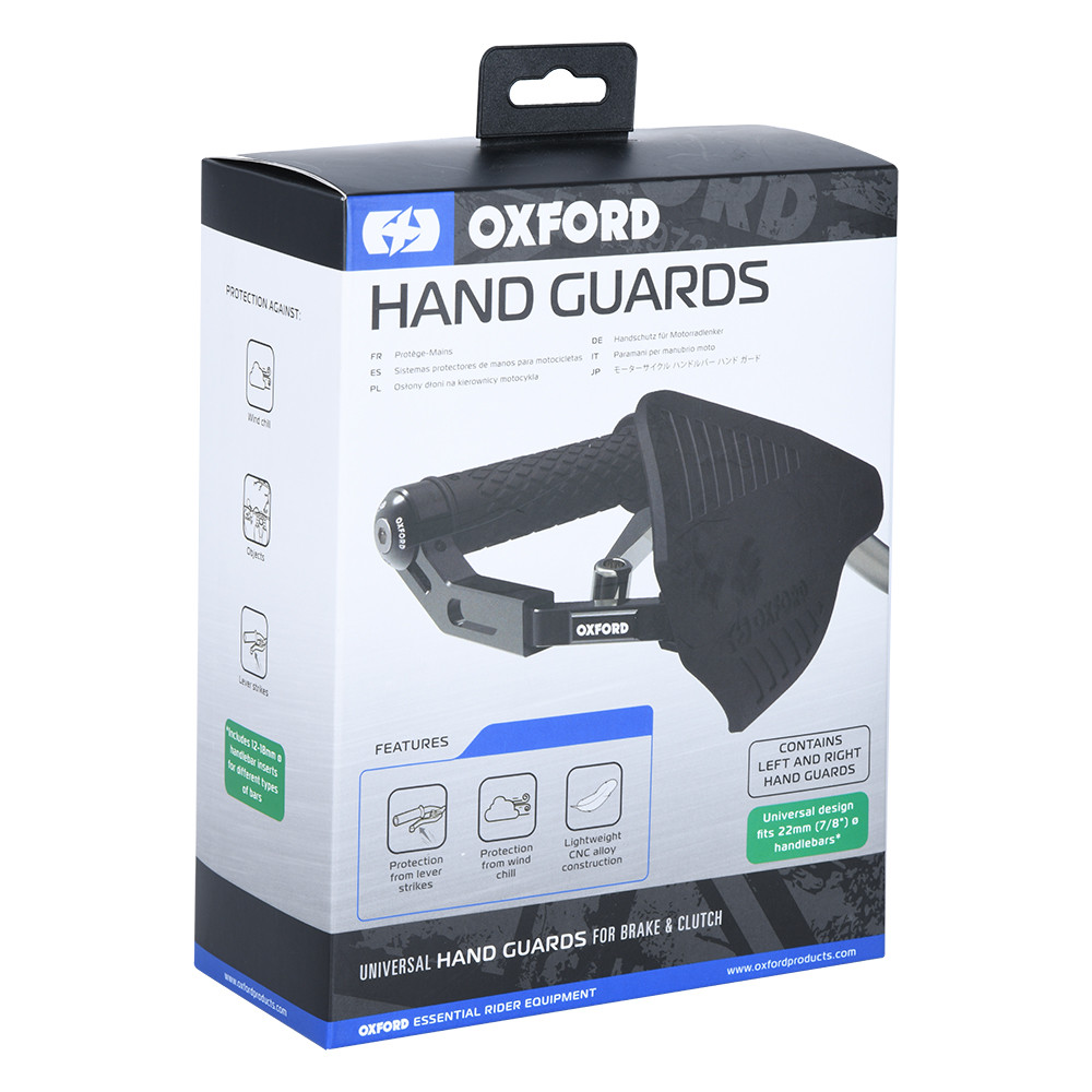 Premium Protège-main avec paire de protections de levier en Aluminium (Paire) OXFORD