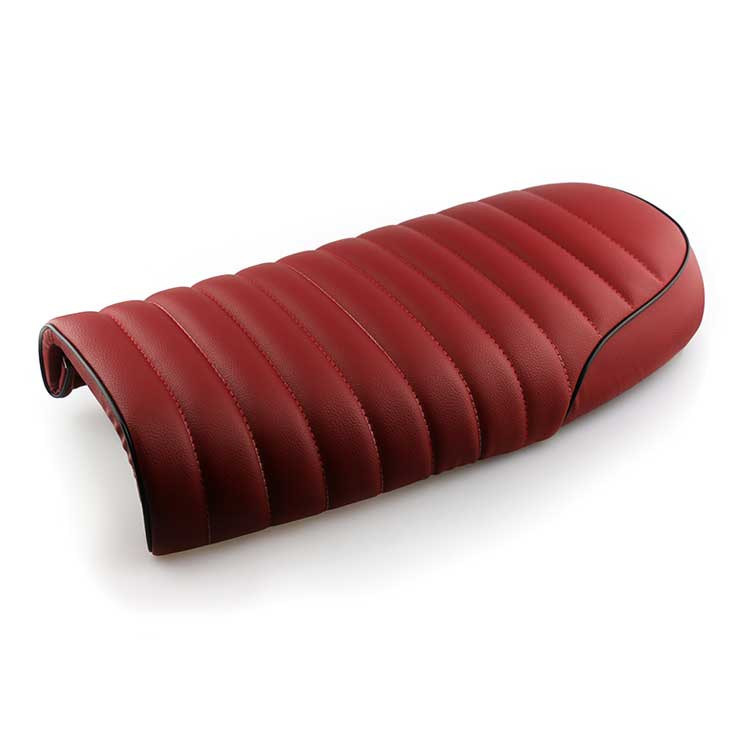 Selle SCRAMBLER MARRON/ROUGE Universelle BRAZOLINE