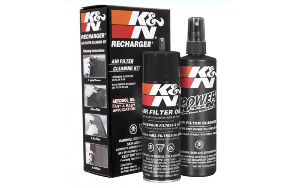 K&N Kit nettoyage filtre à air lubrifiant