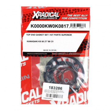 JOINT HAUT MOTEUR MOTO CROSS ADAPTABLE KAWASAKI 65 KX 2000+2019  (POCHETTE)  -XRADICAL-