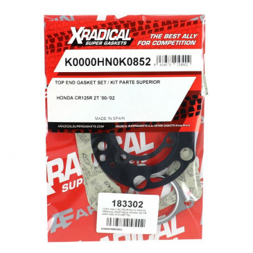 JOINT HAUT MOTEUR MOTO CROSS ADAPTABLE HONDA 125 CR 2000+2002 (POCHETTE)  -XRADICAL-
