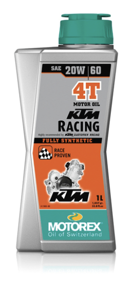 Huile moteur MOTOREX KTM Racing 4T - 20W60 1L