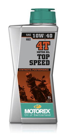 Huile moteur MOTOREX Top Speed 4T - 10W40 1L