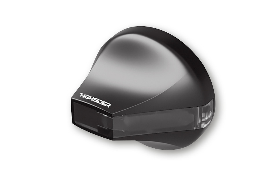 LED Clignotant embout de guidon FLIGHT fumé HIGHSIDER 203-001