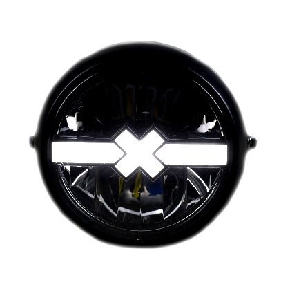 Phare modèle " CROSS-X " CUSTOM à LED